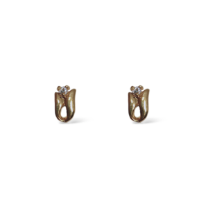 Arete Flor con Zirconia