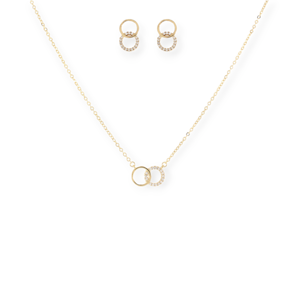 Juego Aros con Zirconias