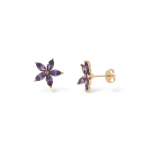 Arete Flor con Zirconias